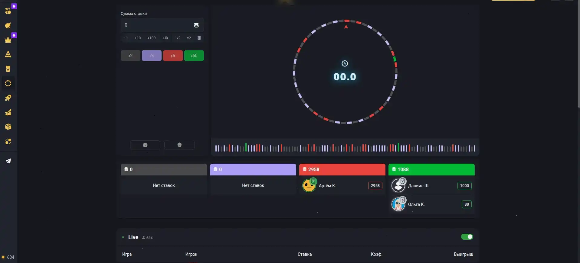 Мобильная версия казино Слот Геймс на смартфоне